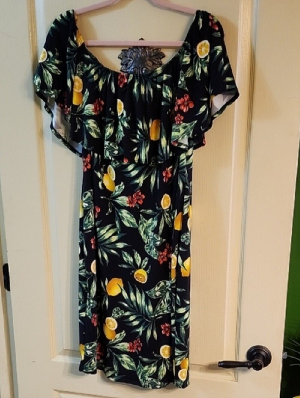 Minette Off-the-shoulder Midi Dress